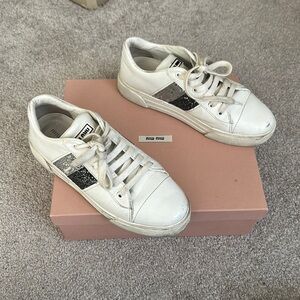 miumiu Sneakers with Glitter